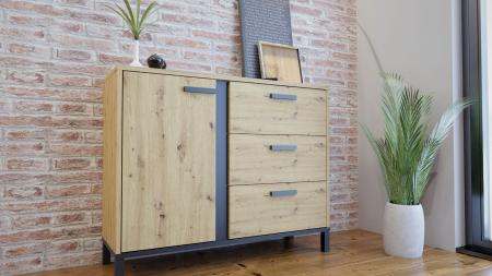 Komoda do salonu BRILO ARTISAN - wizualizacja HD