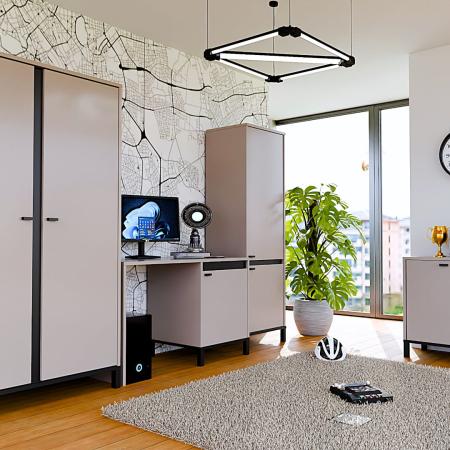 Zestaw mebli młodzieżowych BRILO KASHMIR - wizualizacja