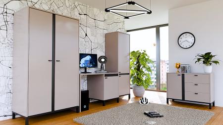 Zestaw mebli młodzieżowych BRILO KASHMIR - wizualizacja HD