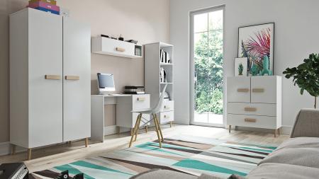 Zestaw mebli młodzieżowych LEMON BUK - wizualizacja HD