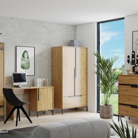 Zestaw mebli młodzieżowych SPRING ARTISAN - wizualizacja
