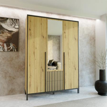 Szafa AGNAR 3D ARTISAN / LUSTRO - wizualizacja