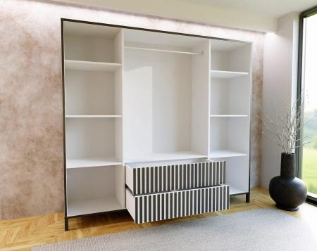 Szafa AGNAR 4D - wizualizacja ŚRODEK