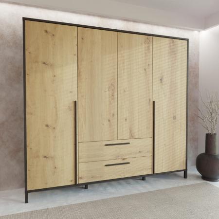 Szafa czterodrzwiowa VITO 4D ARTISAN - wizualizacja
