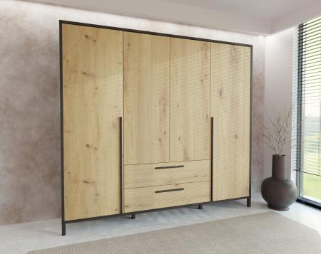 Szafa czterodrzwiowa VITO 4D ARTISAN - wizualizacja HD