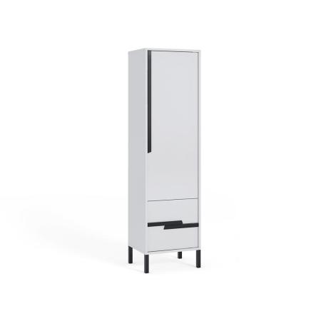 Regał młodzieżowy Spring Biały, Uchwyty czarne