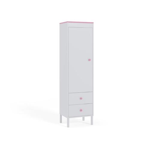 Przejdź do produktu Regał młodzieżowy Winter Biały, Róż