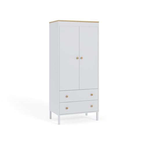 Przejdź do produktu Szafa młodzieżowa Winter Biała, Buk