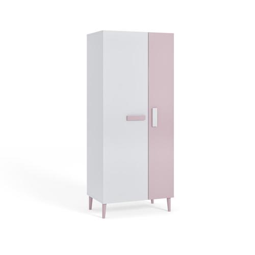 Przejdź do produktu Szafa młodzieżowa Zygzak Biała, Róż