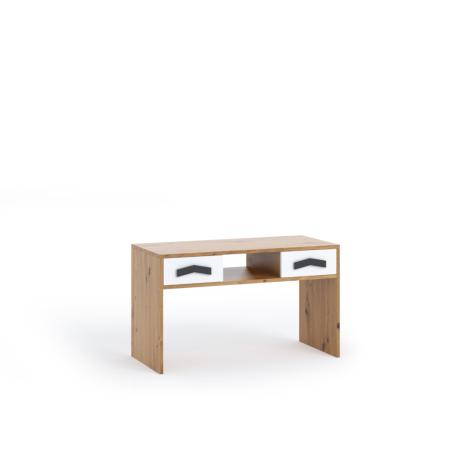 Biurko młodzieżowe Hix Artisan-Grafit-Biały