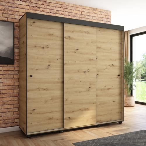 Przejdź do produktu Szafa przesuwna Porto 205 gładka, Artisan