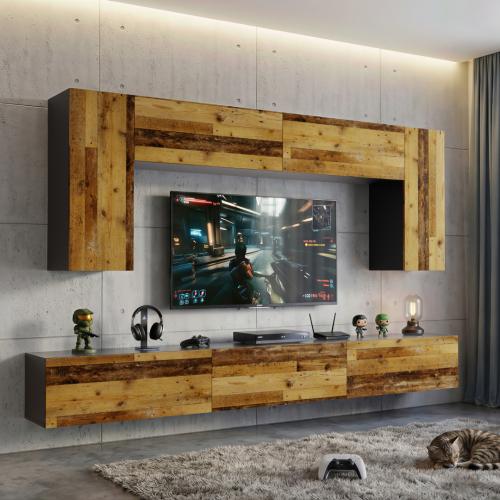 Przejdź do produktu Meblościanka Smart Czarny Old Style 