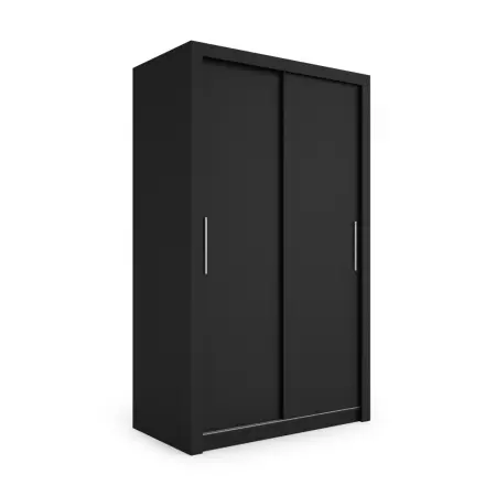 Szafa przesuwna MONAKO 120 gładka, Czarna