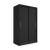 Szafa przesuwna MONAKO 120 gładka, Czarna