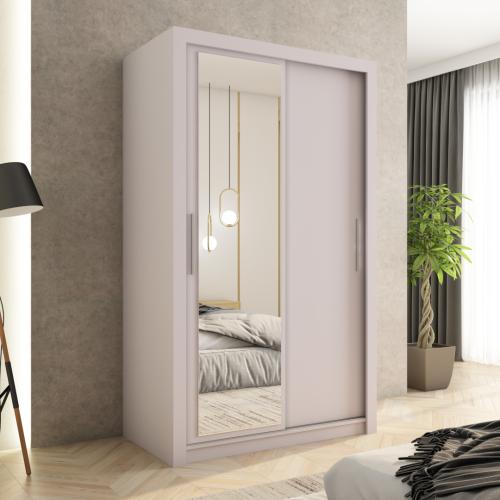 Przejdź do produktu Szafa przesuwna Monako 120 z lustrem, Kaszmir