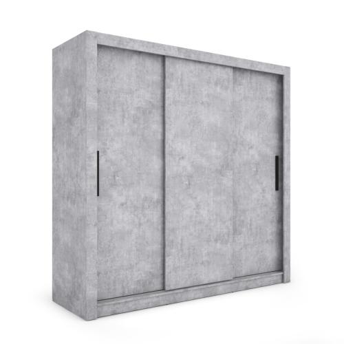 Przejdź do produktu Szafa przesuwna Monako 205, Beton, gładka