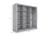 Szafa przesuwna Monako 205, Beton, Lustro, Czarne listwy - wymiary