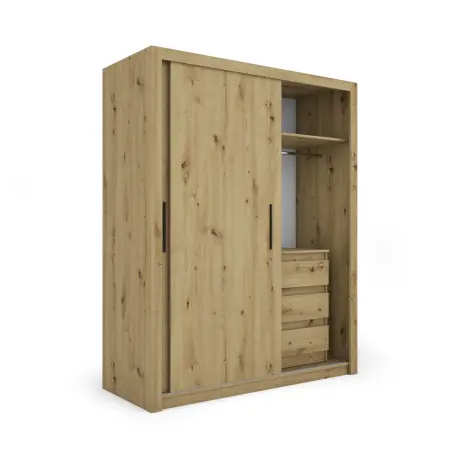 Kontener do szafy 120, 160,  205, 3-szuflady, Artisan - Szafa 160