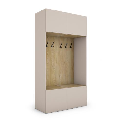 Przejdź do produktu Szafa Garderoba  NEMO 2  Kaszmir Dąb Cremona 225/100/50 /    