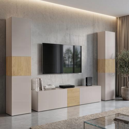 Przejdź do produktu Meblościanka do salonu   Art   Kaszmir Dąb Cremona  