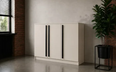 alt: komoda do salonu ITO 3D kaszmir