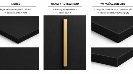 al: dodatki czarny złoty
