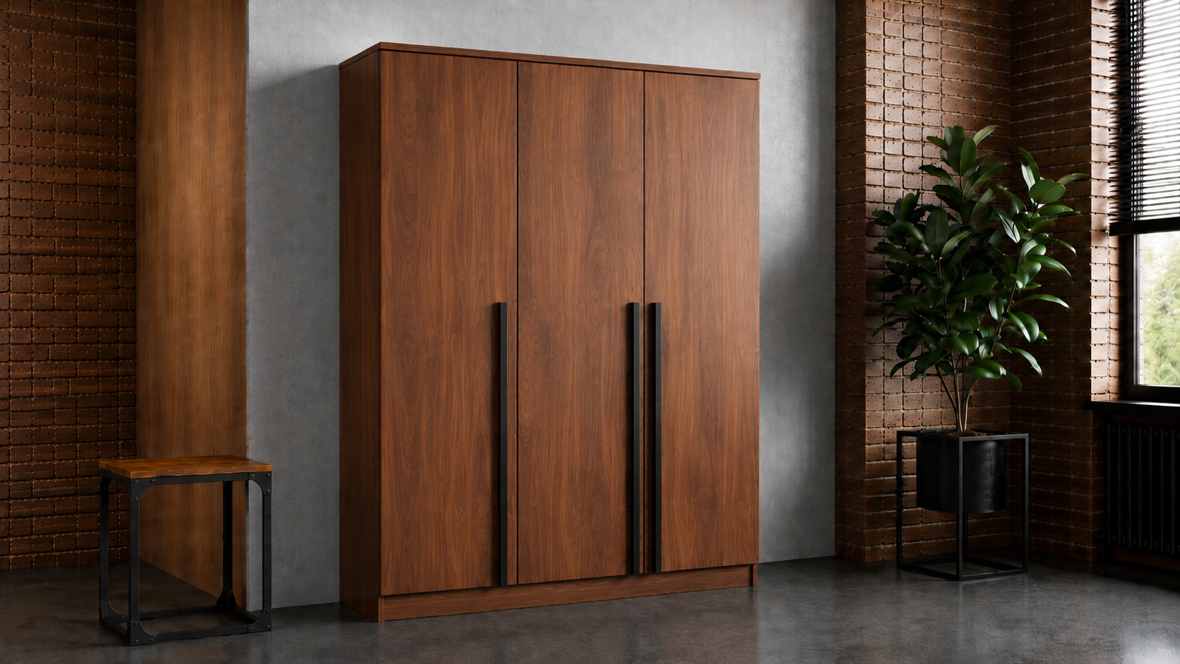 <img src="/ścieżka-do-zdjęcia.jpg" alt="Nowoczesna garderoba ITO 3D 150 cm orzech warmia do sypialni">