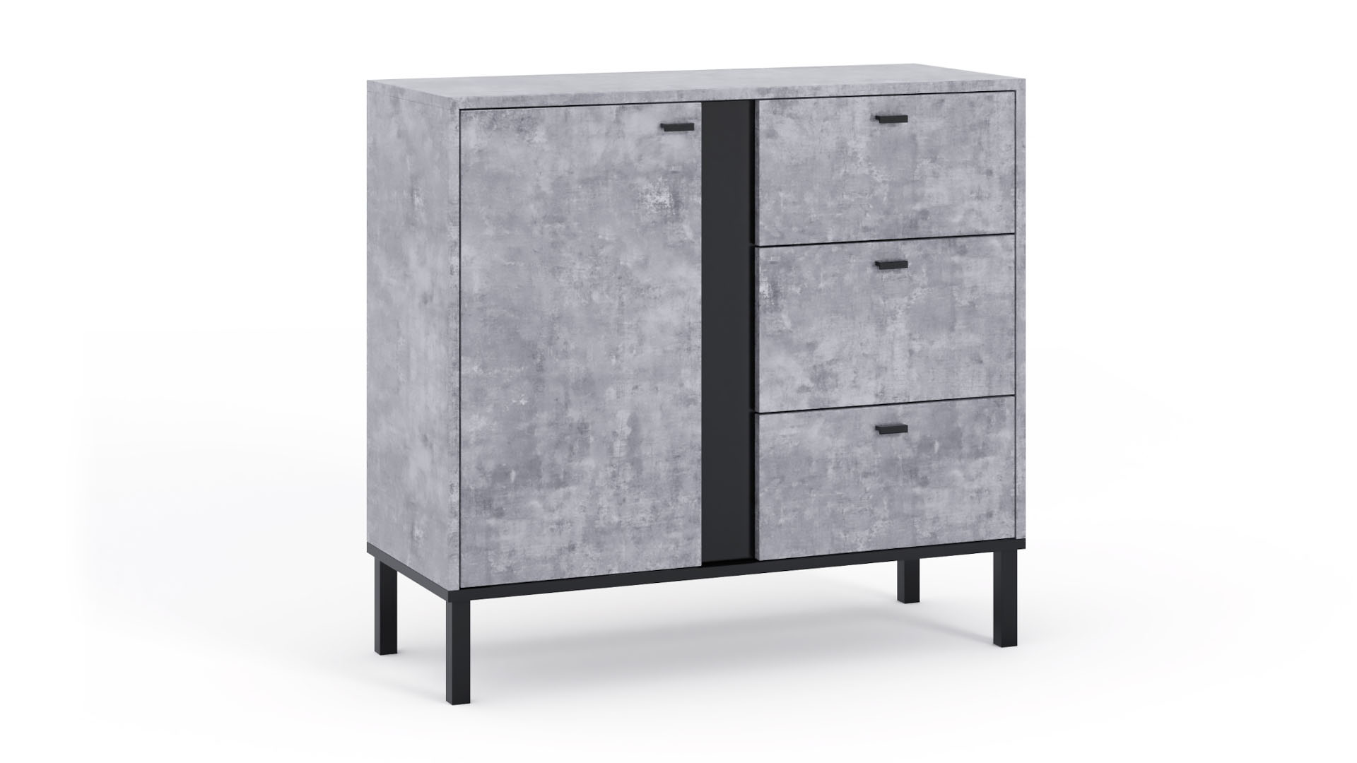 Komoda młodzieżowa BRILO Beton HD