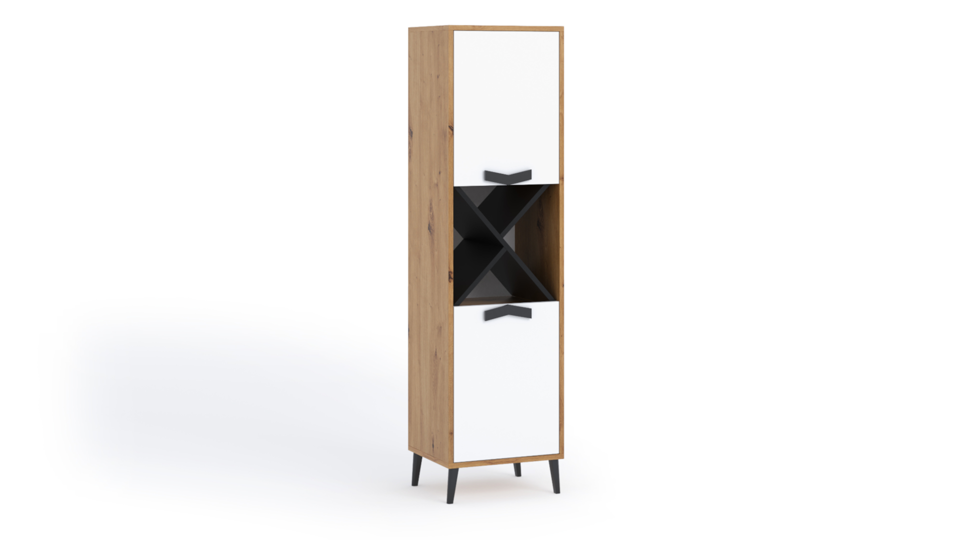 Regał HIX ARTISAN - wizualizacja HD